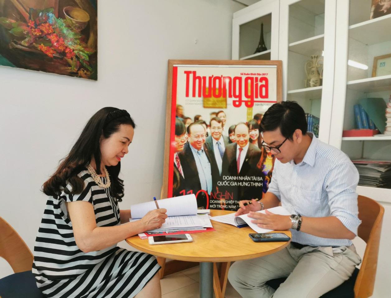 Tạp chí thương gia hợp tác cùng công ty công nghệ vietnampedia