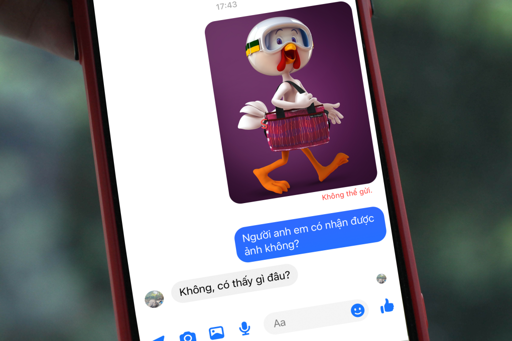 Messenger gặp lỗi gửi ảnh