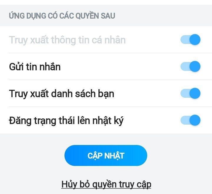 Rất có thể bạn đang bị các ứng dụng lạ trên Zalo truy xuất dữ liệu, cần kiểm tra ngay!- Ảnh 4.