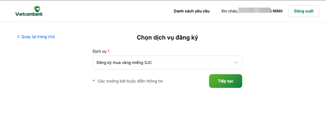 Dân văn phòng chỉ cách đăng ký mua vàng online từ 3 ngân hàng Vietcombank, Agribank và BIDV- Ảnh 5.