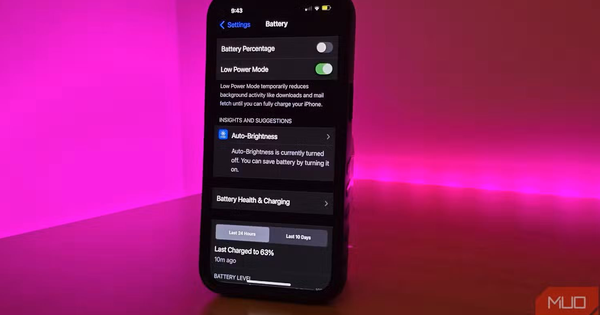 Tôi đã bật những cài đặt này trên iPhone, giờ pin của máy dùng được cả ngày mà 