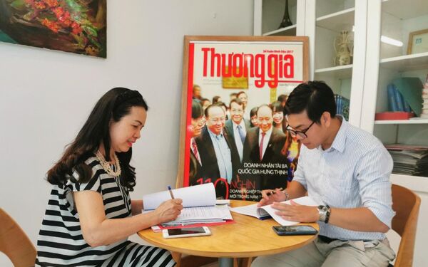Tạp chí thương gia hợp tác cùng công ty công nghệ vietnampedia