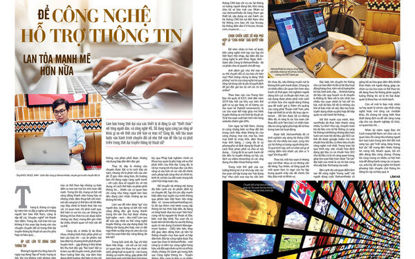 Để công nghệ hỗ trợ thông tin lan tỏa mạnh mẽ hơn nữa