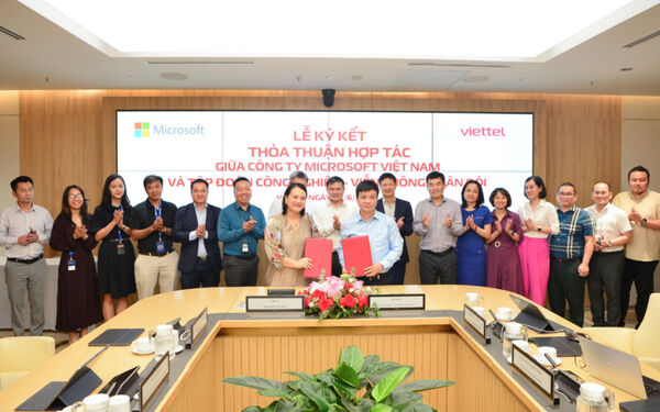 Viettel hợp tác microsoft thúc đẩy chuyển đổi số