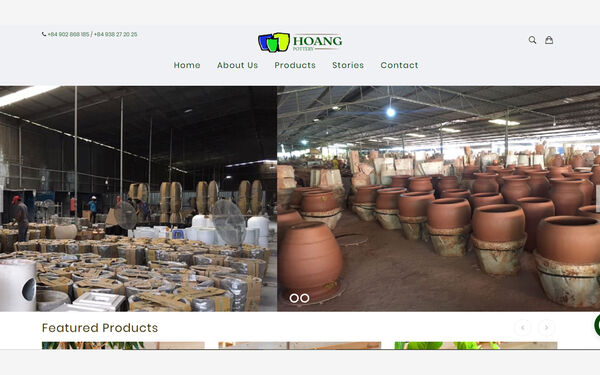 Hoang Pottery CRM system
