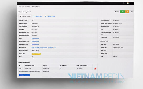 Administrative records management system