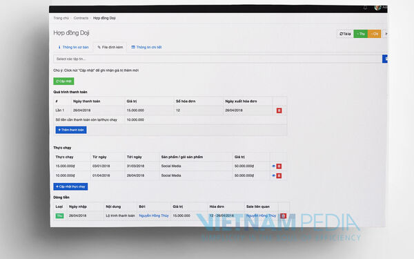 Administrative records management system