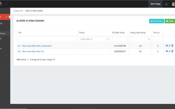 Hệ thống CRM quản lý y tế
