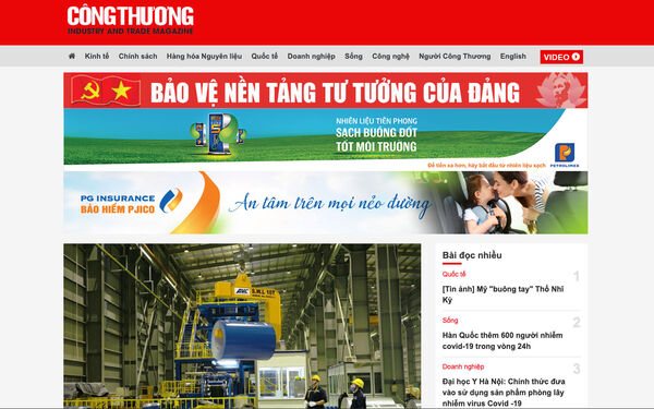 Trang quản trị nội dung (AICMS) Tạp Chí Công Thương