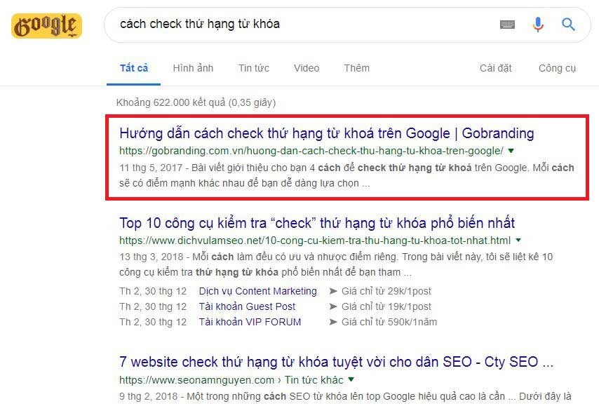 Nội dung đã xuất bản từ lâu trên website vẫn có thể tiếp cận hàng ngàn người tìm kiếm trên Google.