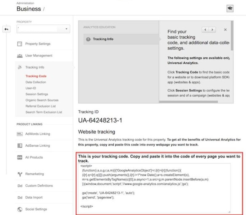 Google Analytics là gì? Cách cài đặt và sử dụng Google Analytics 8 id-theo-doi-thuoc-tinh-tren-google-analytics
