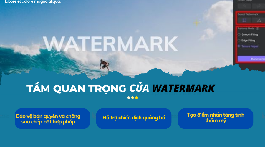 Tầm quan trọng của dùng Watermark 