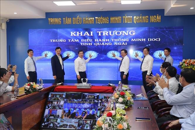 Lễ khai trương IOC tỉnh Quảng Ngãi (Ảnh minh họa)