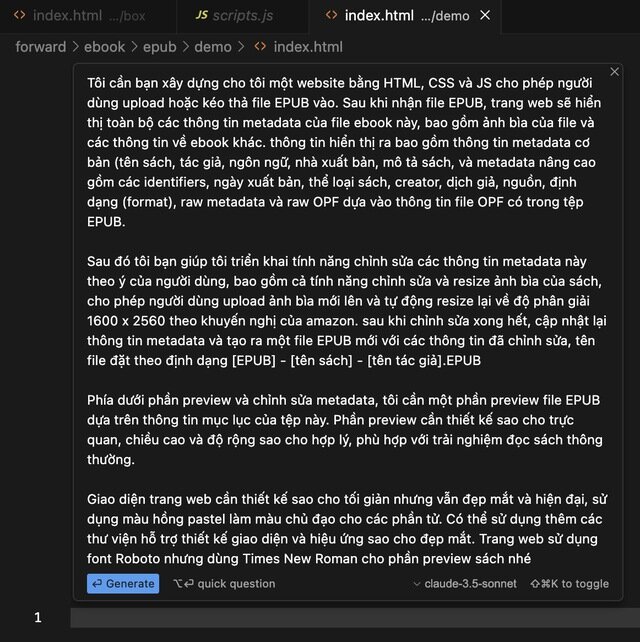 Trải nghiệm Cursor AI không cần code một dòng: Xong một dự án chỉ trong vài giờ là có thật, nhưng liệu bạn đã biết cách dùng sao cho tối ưu?- Ảnh 4.