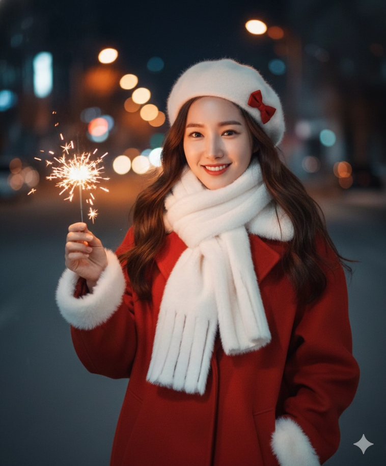 Hướng dẫn cách tạo ảnh chụp cùng pháo hoa đón năm mới bằng Gemini AI- Ảnh 1.