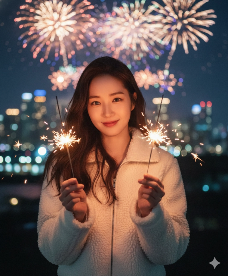 Hướng dẫn cách tạo ảnh chụp cùng pháo hoa đón năm mới bằng Gemini AI- Ảnh 2.